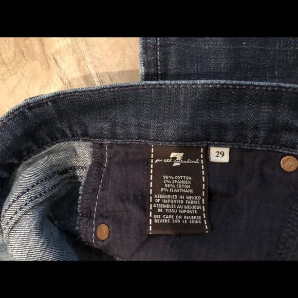 7 For All ManKind Blue Jeans - Picture 5 of 5